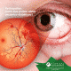retina de olho em detalhe postagem para rede social Hospital Amazônia E-clínica Marketing para saúde